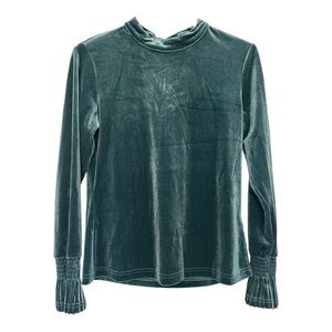 Molly Bracken Velvet Long Sleeve Top